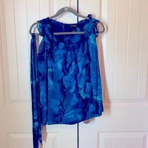 Shades of blue blouse